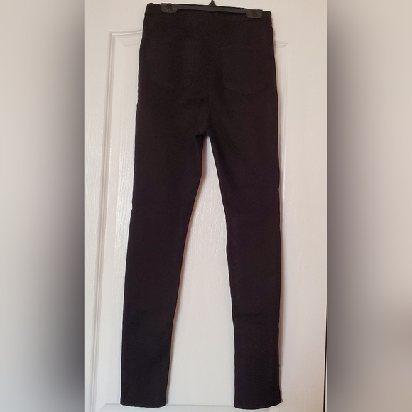 NEW Distressed Skinny Jeans - Ripped (Black) - Picture 5 of 10